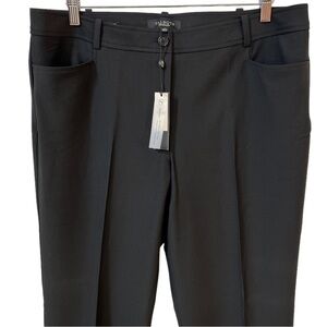 Talbots Black Straight-Leg Trousers